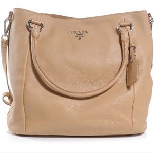 Prada Vitello Daino Tote Sughero